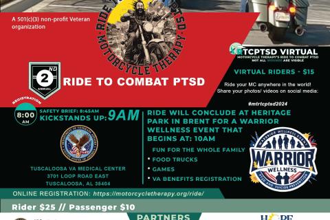 VA Tuscaloosa Health Care | Drive to Fight PTSD/Warrior Wellness Day