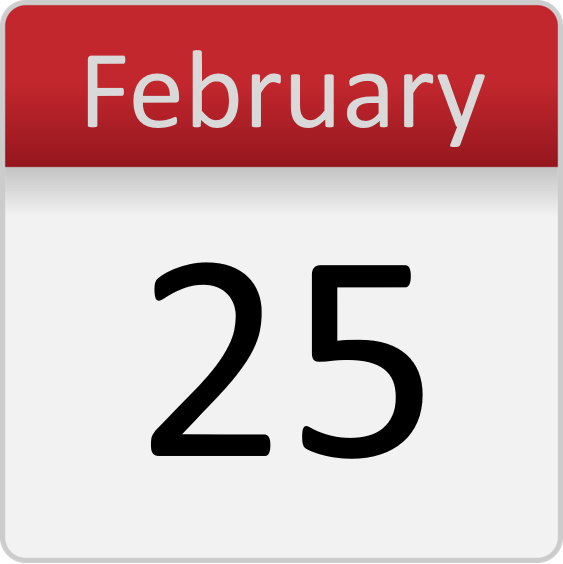 February 25