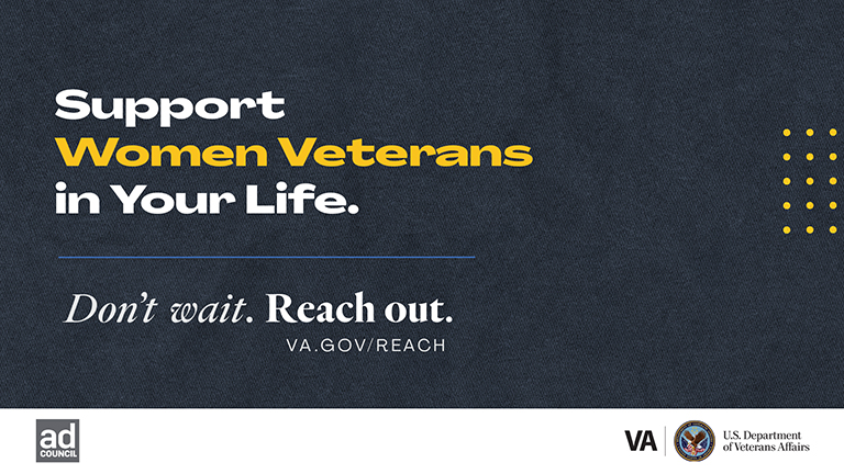 Support women Veterans in your life.