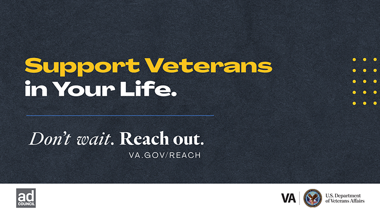 Support Veterans in your life.