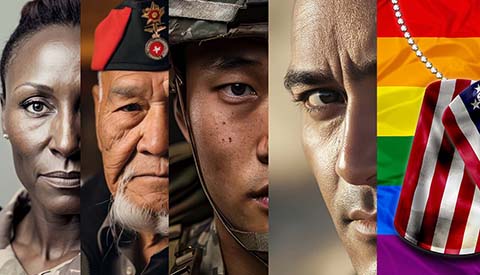 Images of minority Veterans