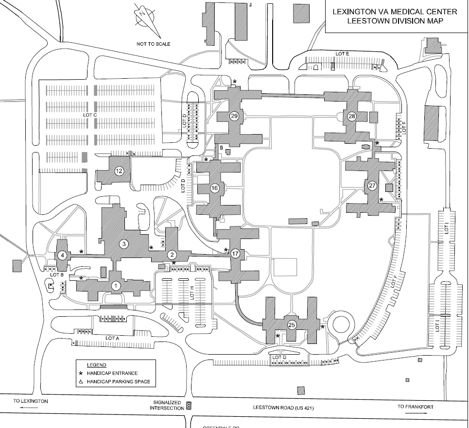 Campus Map | VA Lexington Health Care | Veterans Affairs