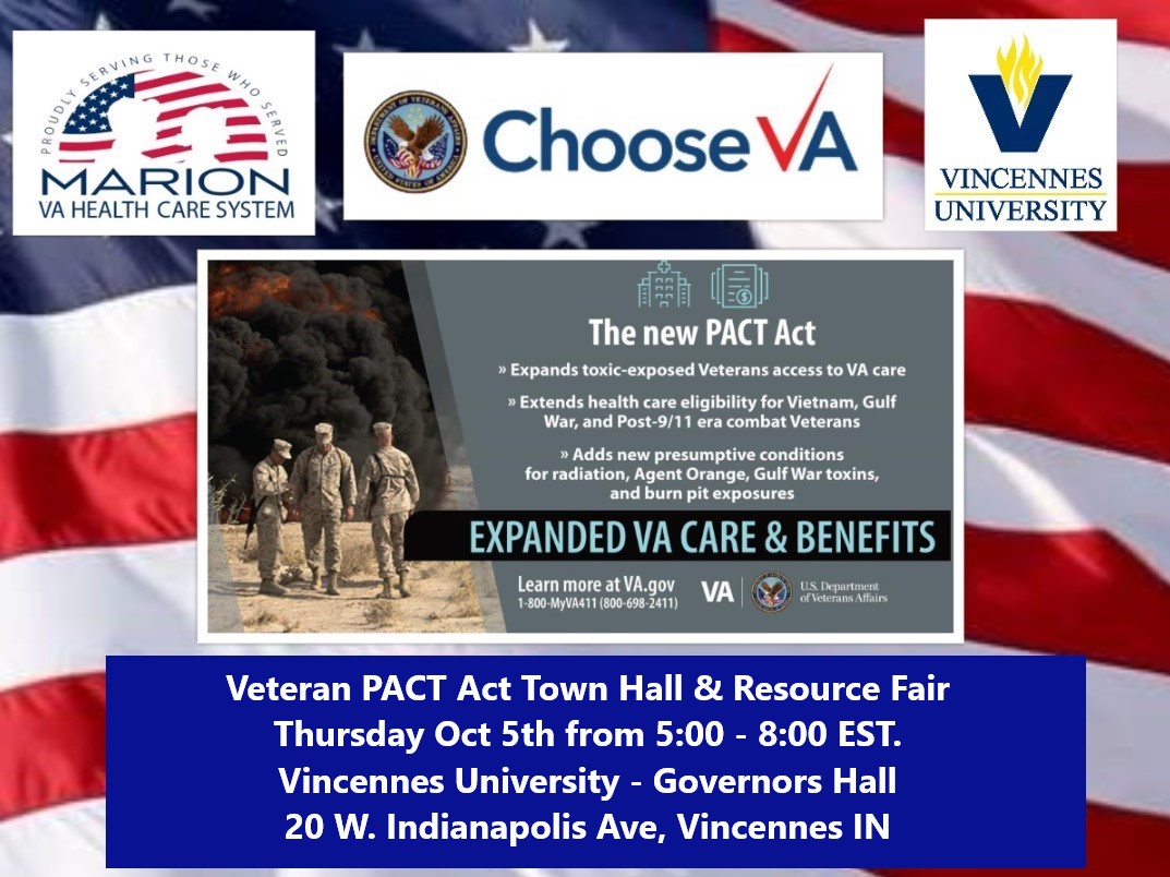 Marion VA Health Care System To Host Veterans PACT Act Town Hall ...