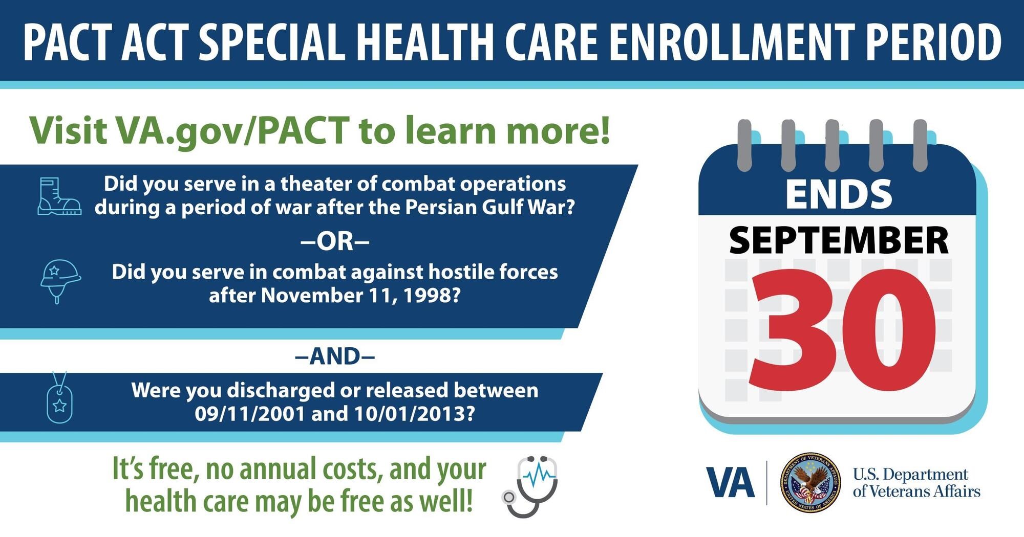 The Next PACT Act Deadline Health Care Enrollment For Oregon Veterans