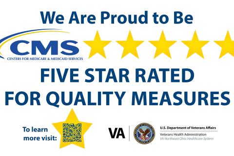 Best Healthcare Service Rating Close-up of Five Stars Drawing and