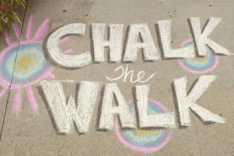 Hurlock kids 'Chalk the Walk' for mental health awareness