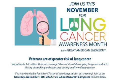 VA Boston Health Care, Lung Cancer Screening Day